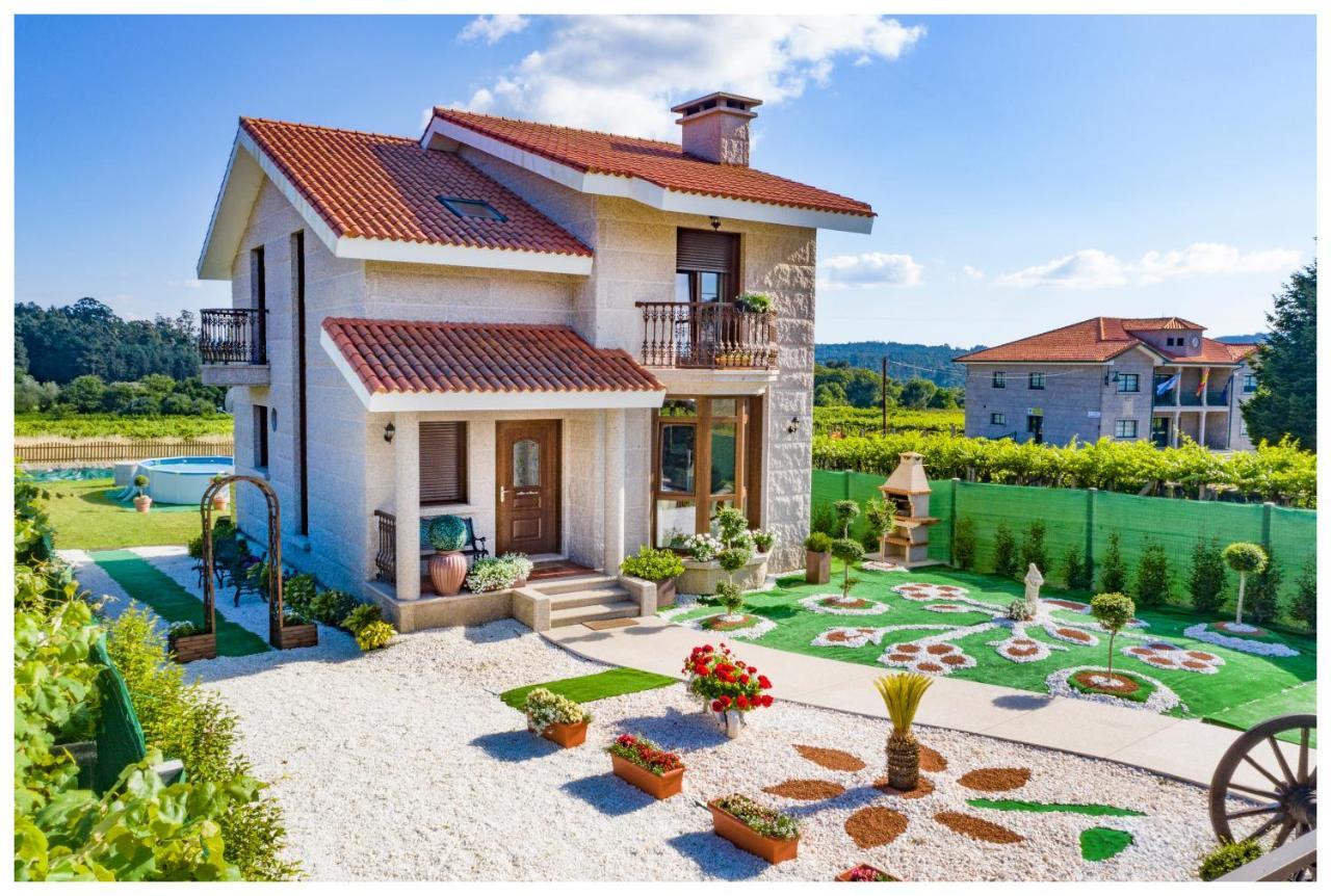 Villa Casa Victoria Garden Con Jacuzzi Y Piscina à Caldas De Reis Extérieur photo