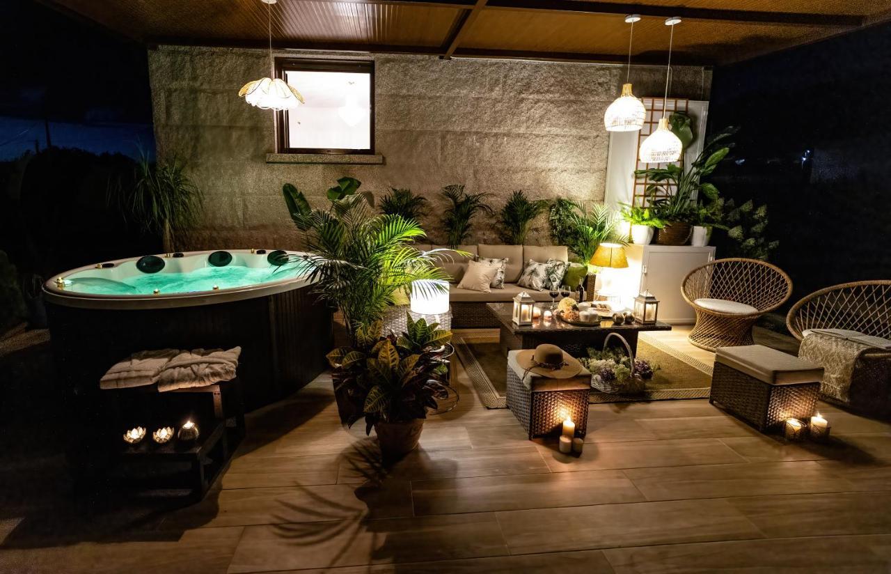 Villa Casa Victoria Garden Con Jacuzzi Y Piscina à Caldas De Reis Extérieur photo